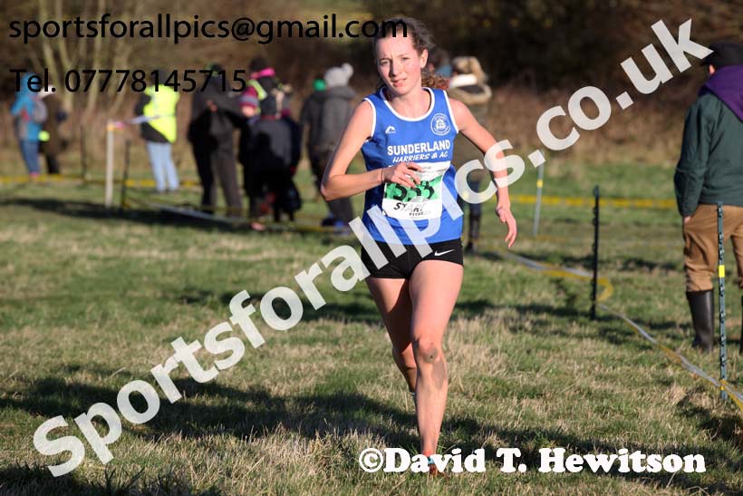 Womens under-17s and under-20s North Eastern Cross Country, 2018 Northern Cross Country Champs., Wrekenton, Gateshead. Photo:  David T. Hewitson/Sports for All Pics